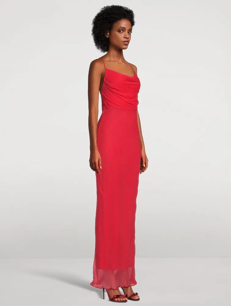 Margot Bias-Cut Maxi Dress