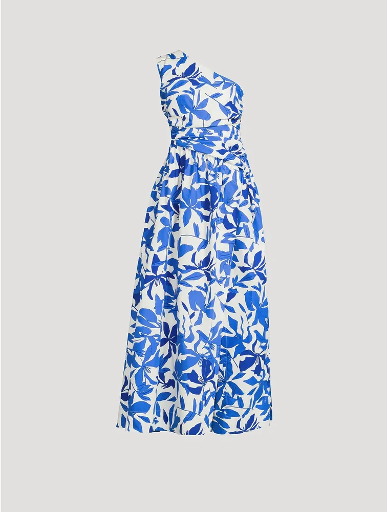 Bleue Asymmetrical Cut-Out Maxi Dress