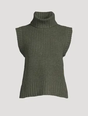 Campaign For Wool Lucia Sleeveless Turtleneck Sweater