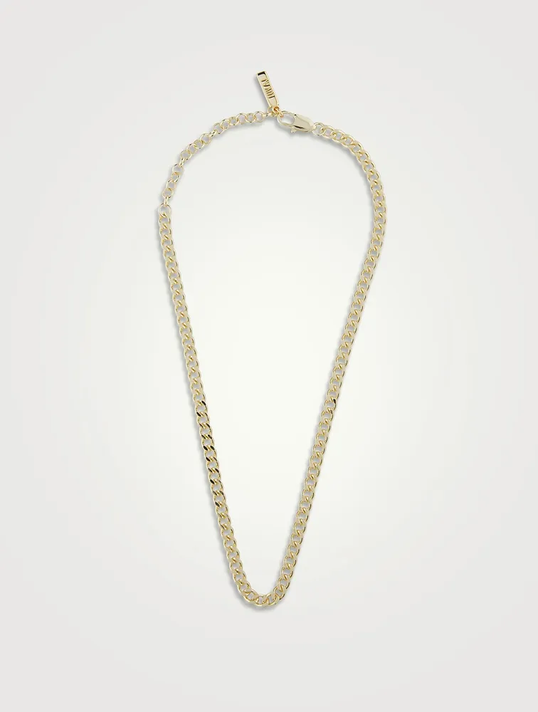 Skinny Curb Chain Necklace