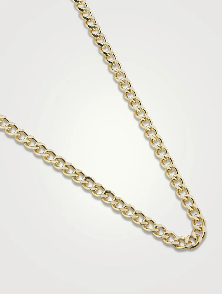 Skinny Curb Chain Necklace