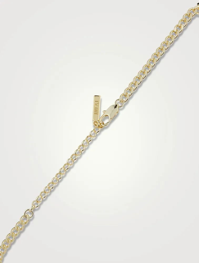 Skinny Curb Chain Necklace