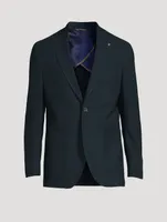Hampton Textured Stretch Wool Jacket