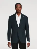 Hampton Textured Stretch Wool Jacket