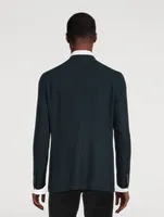 Hampton Textured Stretch Wool Jacket