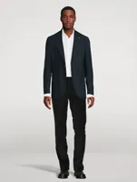 Hampton Textured Stretch Wool Jacket