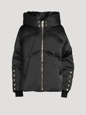 Montague Down Satin Puffer Jacket