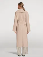 Belted Wool And Cashmere Trench Coat