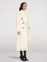Essa Double-Breasted Wool-Blend Coat