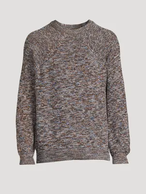 Wool And Organic Cotton Crewneck Sweater