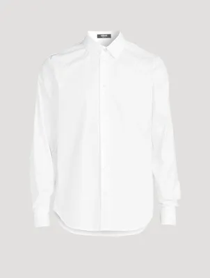 Cotton Poplin Tailored Shirt