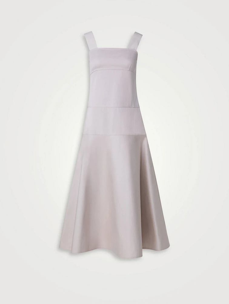 Cotton Sleeveless Midi Dress