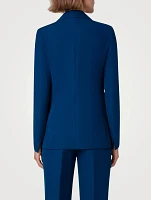 Linen-Blend Blazer