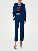 Linen-Blend Blazer