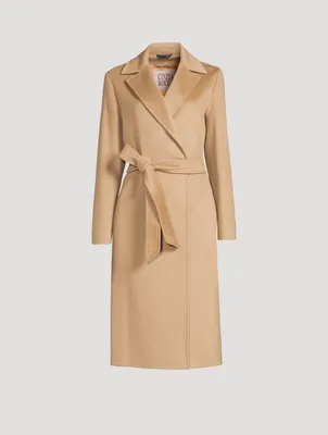 Belted Cashmere Coat