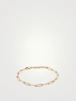 Gold-Plated Box Chain Bracelet