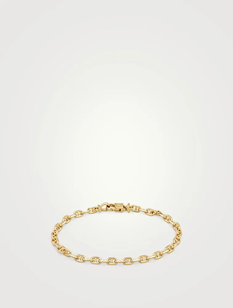 Gold-Plated Cable Chain Bracelet