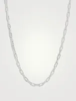 Billie Silver Box Chain Necklace