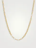 Billie Gold-Plated Box Chain Necklace