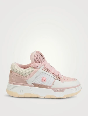 MA-1 Leather And Mesh Sneakers