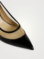 The River Mesh Leather Pumps