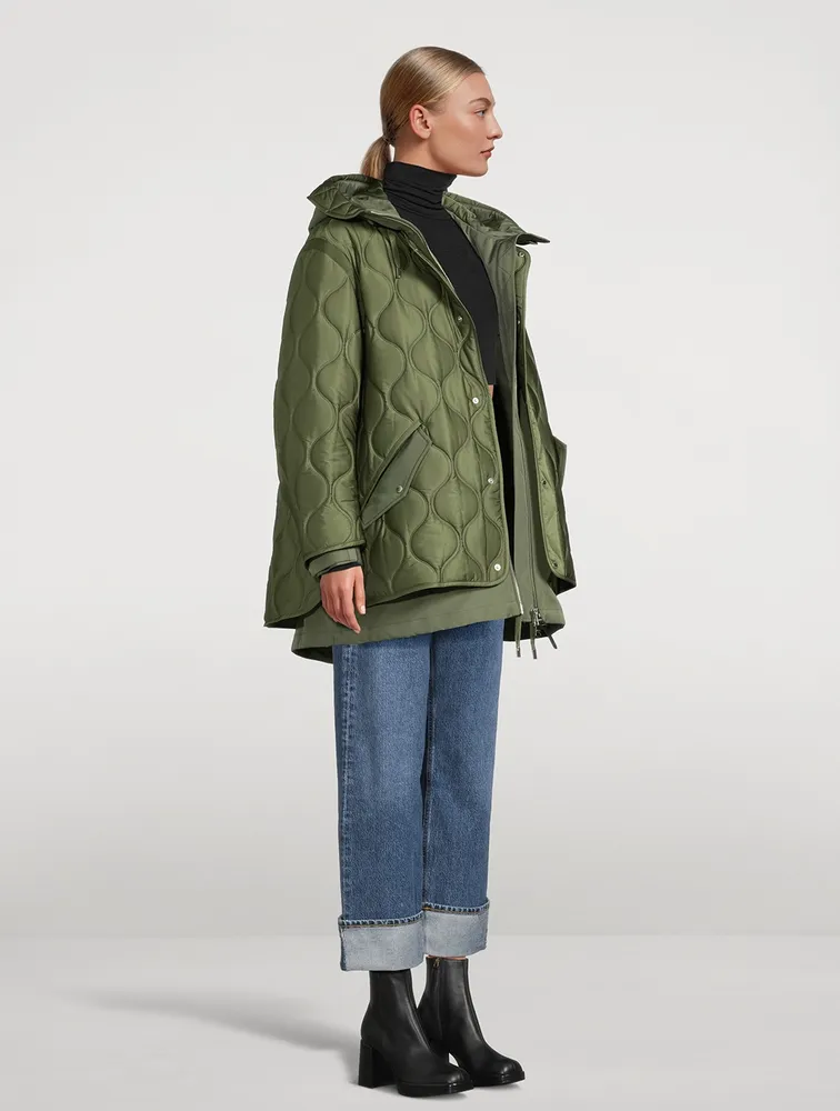 Maia 2-In-1 Quilted Coat