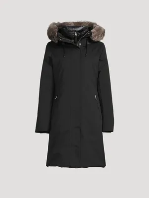 Shiloh 2-In-1 Shearling-Trimmed Down Parka