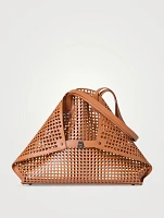 Medium Ai Perforated Leather Shoulder Bag