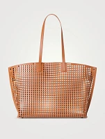 Medium Ai Perforated Leather Shoulder Bag