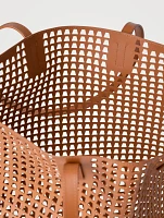 Medium Ai Perforated Leather Shoulder Bag