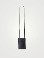 Anouk Leather Crossbody Phone Pouch