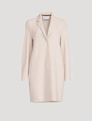 Wool And Cashmere Cocoon Coat