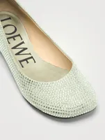 Toy Embellished Suede Ballet Flats