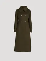 Elodie Double Face Wool Tailored Coat