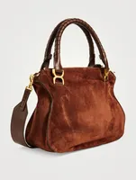 Medium Marcie Suede Bag