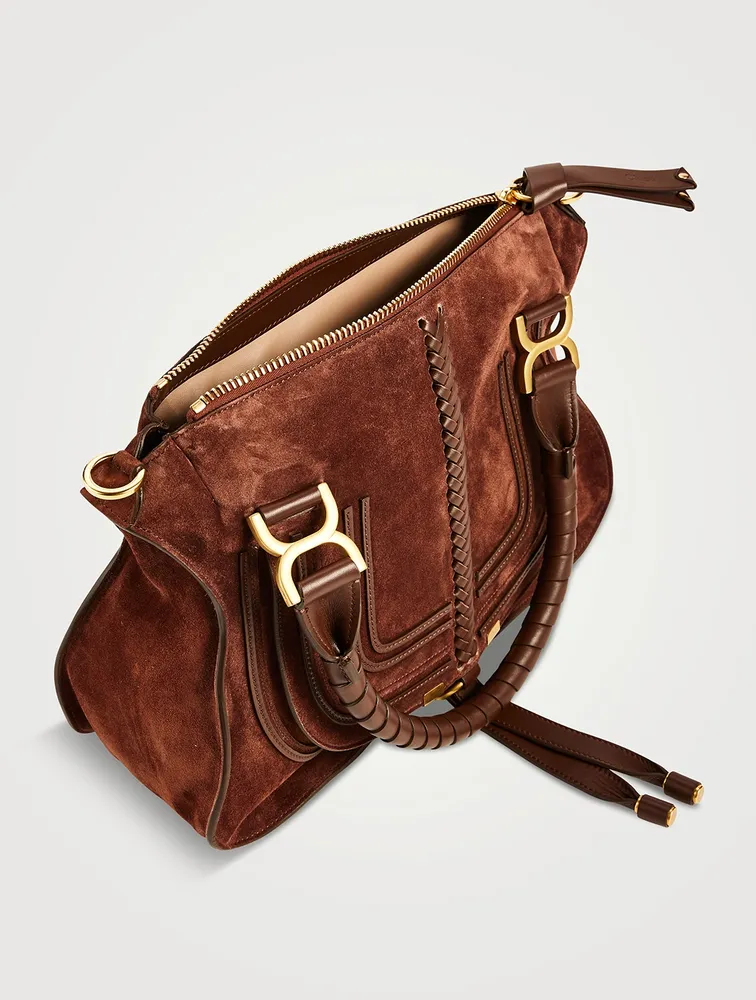 Medium Marcie Suede Bag