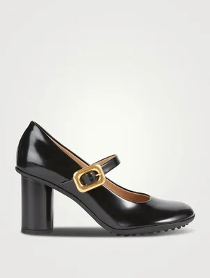 Atomic Leather Mary Jane Pumps