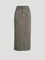 Denim Maxi Skirt