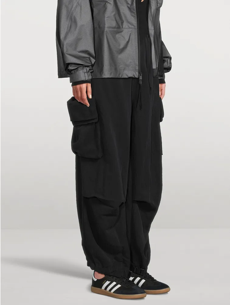 Wide-Leg Cargo Pants