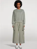 Wide-Leg Cargo Pants