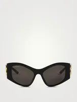 Dynasty XL D-Frame Cat Eye Sunglasses