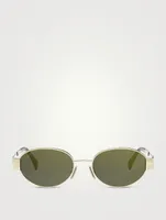 Triomphe Oval Sunglasses