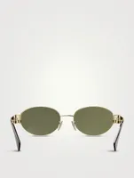 Triomphe Oval Sunglasses