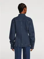 Corset Denim Trucker Jacket