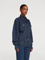 Corset Denim Trucker Jacket