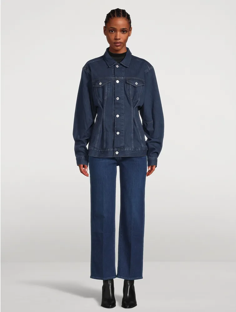 Corset Denim Trucker Jacket
