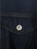 Corset Denim Trucker Jacket