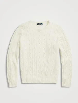 Cashmere Cable-Knit Sweater