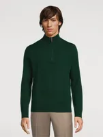 Wool Quarter-Zip Sweater