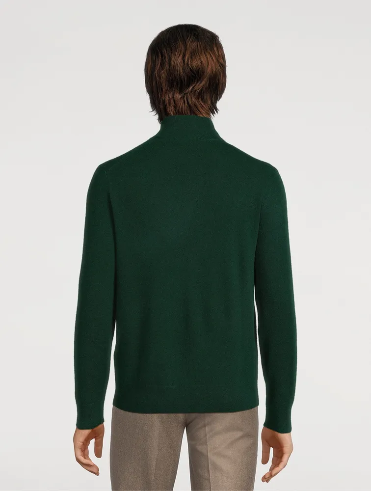 Wool Quarter-Zip Sweater